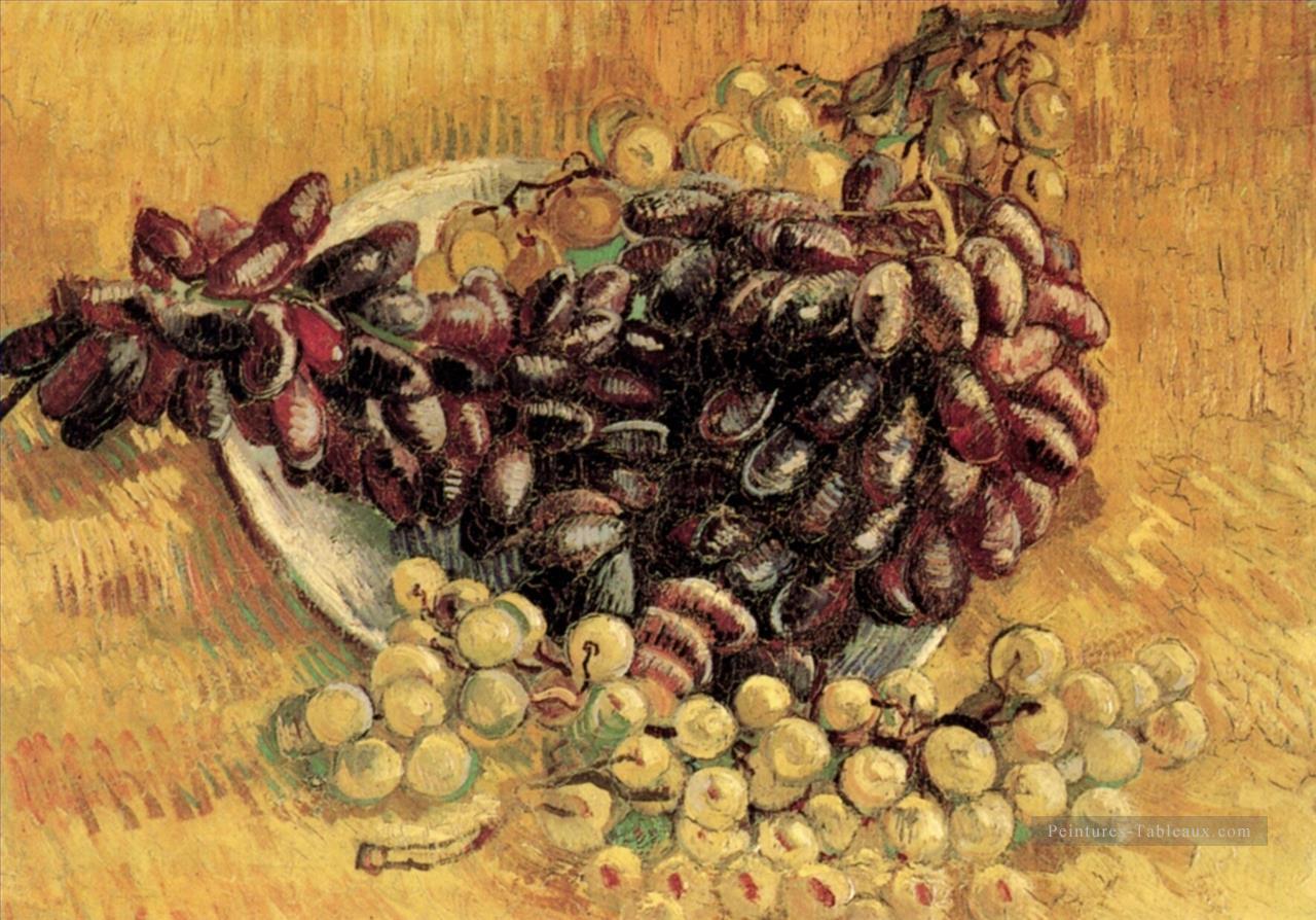 Nature morte aux raisins Vincent van Gogh Peintures à l'huile
